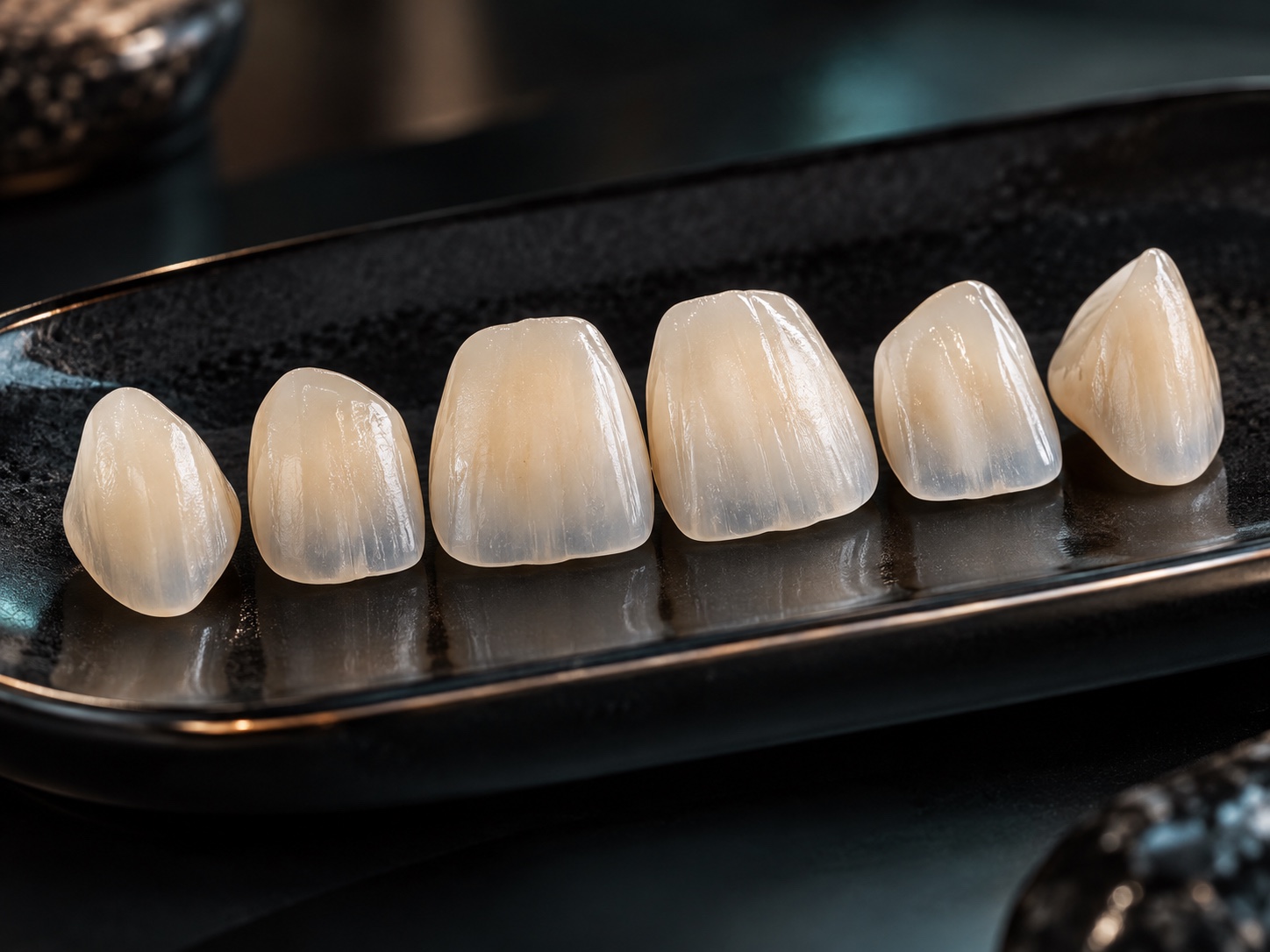 Layered ceramic veneers